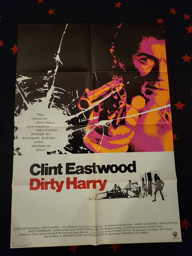Dirty harry kinoplakat a1 - harry, a1-