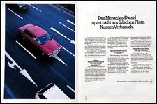 Mercedes Benz W 123 Diesel,  originale Werbung, 1981