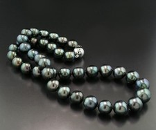 Tahitiperlenkette anthrazit