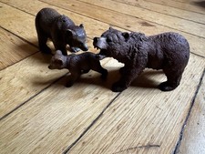 Schleich Bärenfamilie, Adler, Schlange, Bison , 6 Tiere, sehr guter Zustand