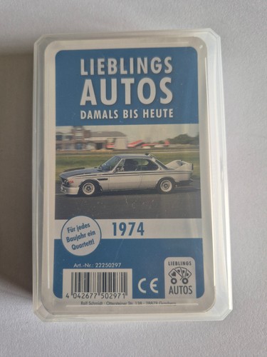 Auto quartett 1974 baujahr - auto,