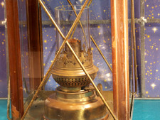 antike Kupfer Laterne mit