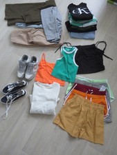 20Tlg.+2 Paar Schuh Damen  Bekleidungspaket .Gr.S-XS,sehr gut bis neu