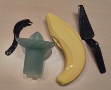Tupperware☆Bananendose Tortenheber Zitruspresse Pizzaschneider