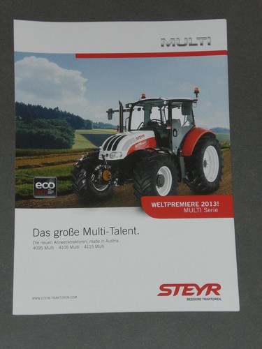 Steyr multi weltpremiere 2013 - steyr,