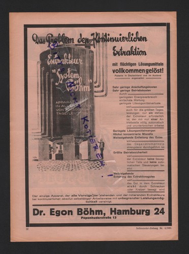 Hamburg werbung 1931 - hamburg,, dr