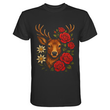 Hirsch T-Shirt Damen Dirndl