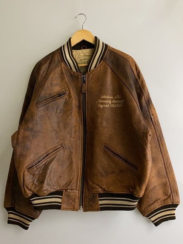 Avirex lederjacke blouson - lederjacke,