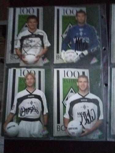 Autogrammkarten von borussia - autogrammkarten,