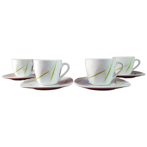 4er set untertasse mokkatasse - set,