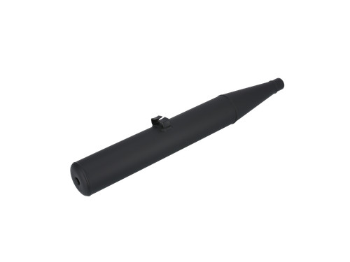 Auspuff schwarz matt kurz - schwarz,