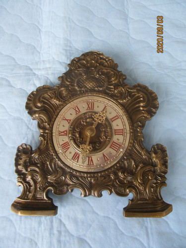 Vintage wanduhr aus - wanduhr, alu