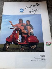 Piaggio Vespa Bravo Ciao Grillo Si PK PX Cosa Sfera Quartz Prospekt 1993