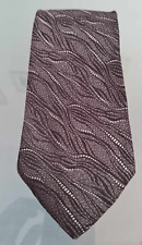 Molteni  Krawatte schwarz gemustert, 100% Seide