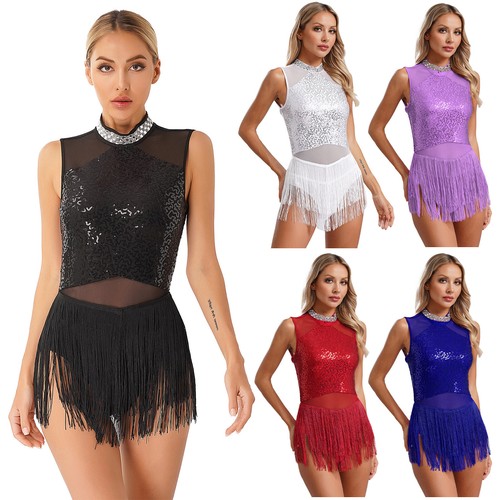 Damen pailletten latin - damen,