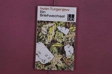 344139 Iwan Turgenjew EIN BRIEFWECHSEL Aufbau-Verlag Erzählungen