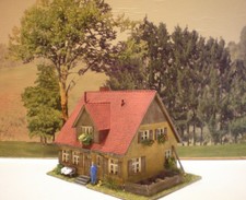 H0 Diorama HO 1:87 Dorf Haus