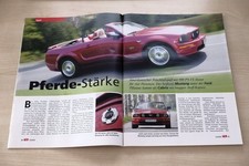 Auto Motor Sport AMS 10/2005 Ford Mustang GT Deluxe Cabrio 4.6 V8 mit 300PS im T