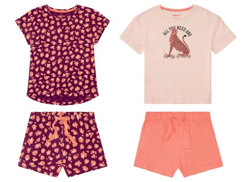 Mädchen shorty schlafanzug - shorty,