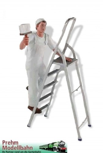 Maler auf leiter metallfigur - auf,