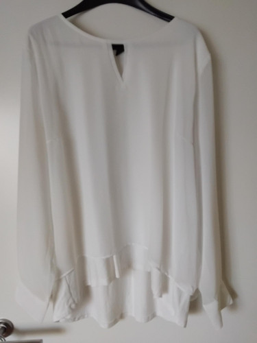 Blusenshirt lagenlook weiß - lagenlook,