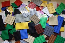 LEGO ® 30x Platten Bauplatten gemischt verschiedene Farben  Größen Bunt gemischt
