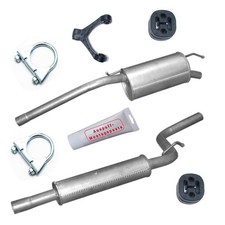 Mitteltopf Endtopf Auspuff +