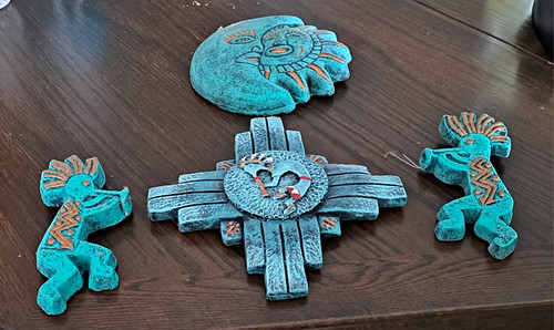 Kokopelli wanddekoration set - wanddekoration,