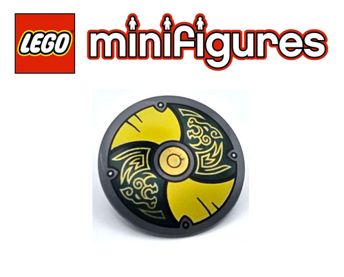 Lego wikinger schild gelb - schild,