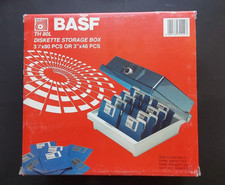 NEU DISKETTEN ARCHIVBOX 3,5" X 80 STCK BASF