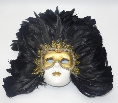 Venezianische puppenkopfmaske - venezianische,