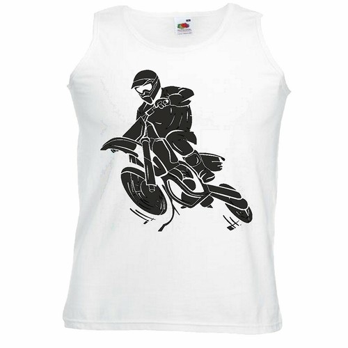 Tank top motocross - top, silhouette