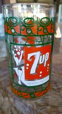 Vintage 7 UP Glass Cup