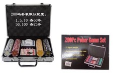 Poker Set 200 Chips Chips 2