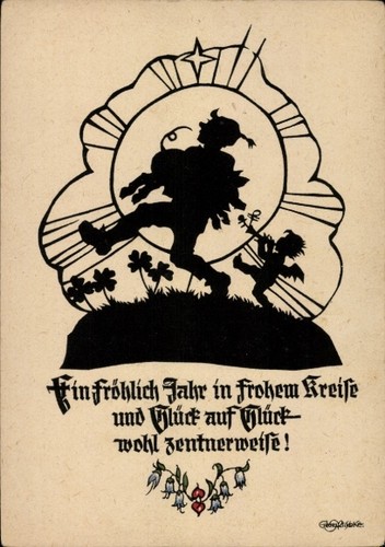 Scherenschnitt künstler - künstler, ak