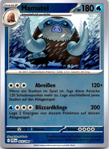 Mamutel reverse holo - holo, fatale