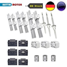 「DE」SBR16 Linear Rail 300 700 1100mm& Ball Screw SFU1605-350/750/1150m&BK12/BF12