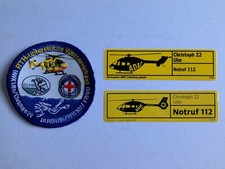 Abzeichen/Aufkleber, ADAC, Christoph 22, Ulm, Luftrettung, Rettungshubschrauber