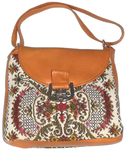 Handtasche damen gobelin optik - handtasche,