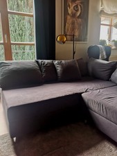 Ecksofa Rauchblau inkl