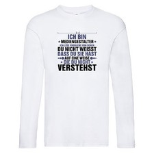 Löse Probleme: Mediengestalter | Medien v2 Long Sleeve Weiß