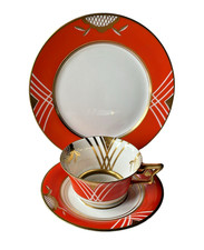 Antikes Kaffee/ Teegedeck 3 tlg. Rosenthal Handmalerei Tirana