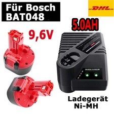2X 9.6V für Bosch BAT048 PSR 960 BPT1041 BAT100 GSR 9.6V Ersetzen Akku/Ladegerät