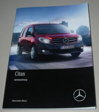 Betriebsanleitung Mercedes Citan 108 109 109 111 CDI 112 Typ W 415 Stand 08/2018