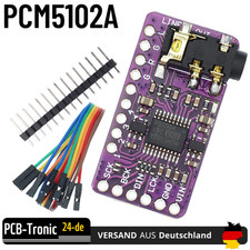 PCM5102A I2S Audio DAC Decoder Modul 32bit 384kHz HiFi Stereo für Arduino ESP32