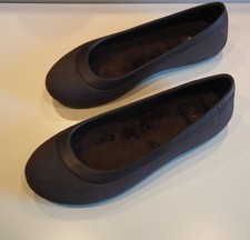 Crocs Ballerina W 8 = Gr. 38 Innenfell Sohle Mammoth Kunstfellsohle braun neu