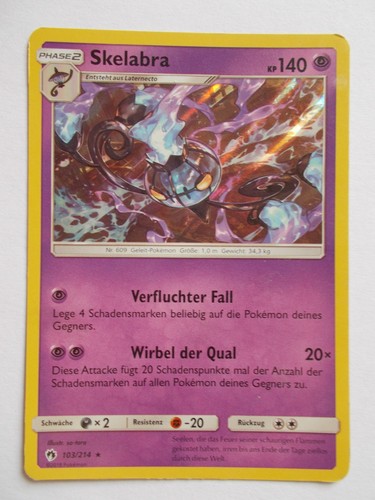 Pokemon karten 103 - pokemon, 103/214