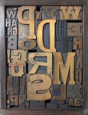 Antik Vintage Buchdruck