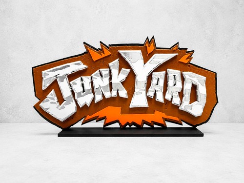 Junk yard pinball topper - yard,