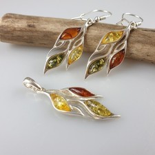 Bund Bernstein Schmuckset